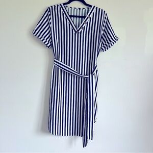 Nautical Striped Blue and White Summer Dress